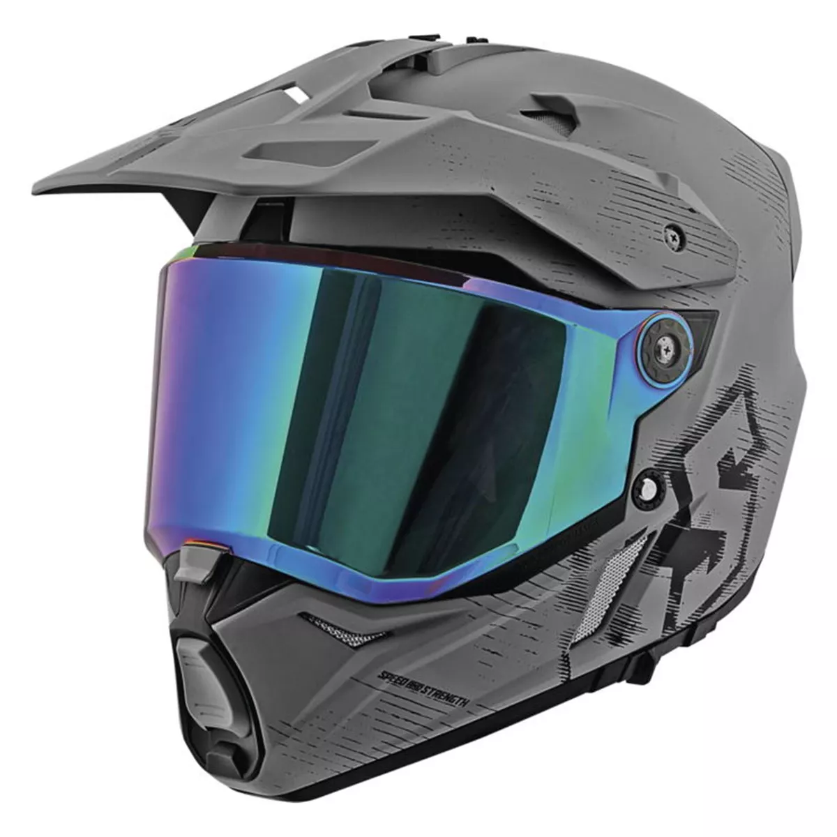 SPEED AND STRENGTH SS2600 Fame And Fortune Helmet Grey Black XL TR 126 057