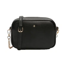 Crossbody Black Bag - Peta and Jain - The Golden  Certified Vegan RRP$69.95 BNWT