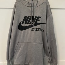 NIKE Men  s Baseball Pullover Hoodie Fleece Small