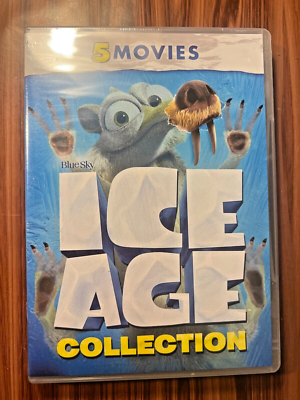 Ice Age Complete Collection DVD 5 Movie Meltdown Dinosaurs