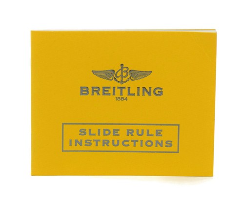 Breitling Slide Rule Instructions Booklet Manual