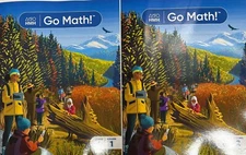 6th Grade 6 Go Math 2023 Student Edition Set Volume 1 & 2