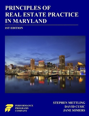 Stephen Mettling (u. a.) | Principles of Real Estate Practice in Maryland | Buch