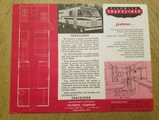 1960s Custom Pickwick Traveliner RV Travel Trailer Sales Brochure Cedar Rapids