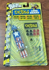 vintage #2 Tech Deck Finger Board Earthboard X Concepts DREGS long board