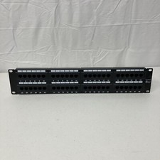 Patch Panel, Cat 5E, 2U, 48 Port