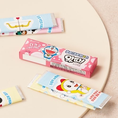 LOTTE WATTA Gum x Doraemon Characters - 13.7g * 25packs (1BOX