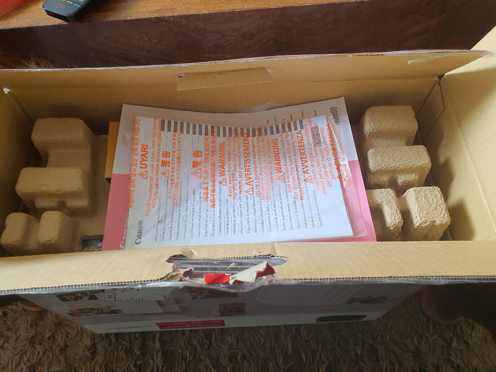 Canon PIXMA TS3450 Multifunction Inkjet Printer Black ( New Opened