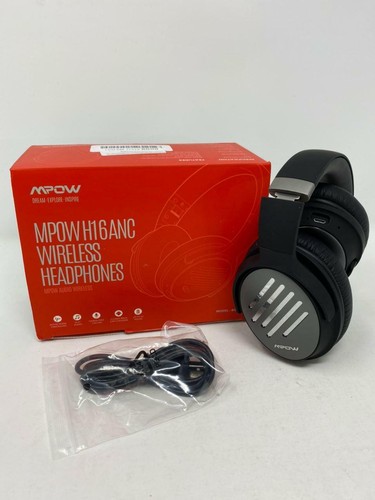 Mpow H16 ANC Wireless Bluetooth Over Ear Headset Noise Cancelling Mic  Headphones | eBay