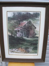 MICHAEL SLOAN "STILL LIFE"  #498/1000 SIGNED L/E RURAL LANDSCAPE PRINT FRAMED