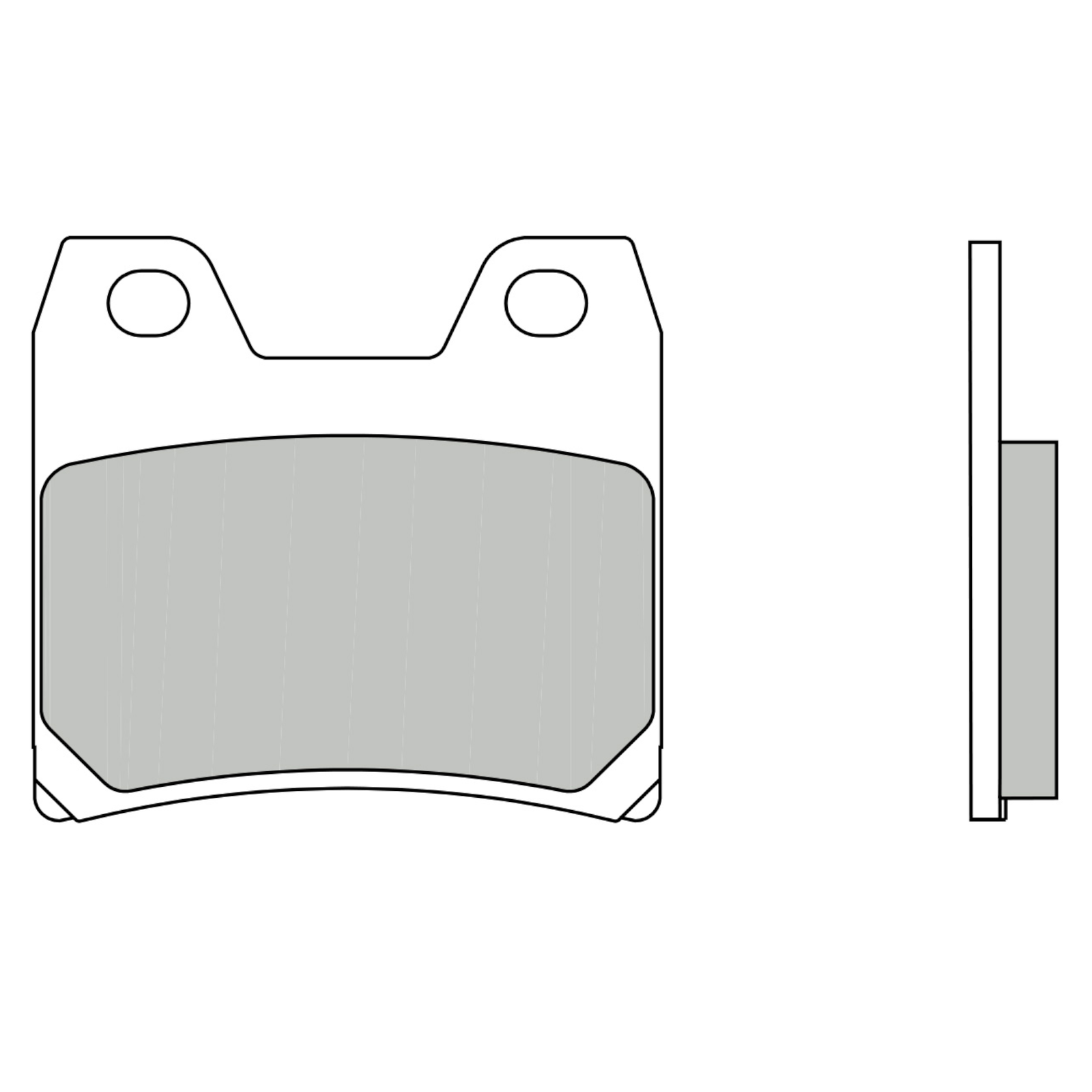 Brake Pads for YAMAHA FZS 1000 FAZER 2001-2005 Rear OG Street Brembo