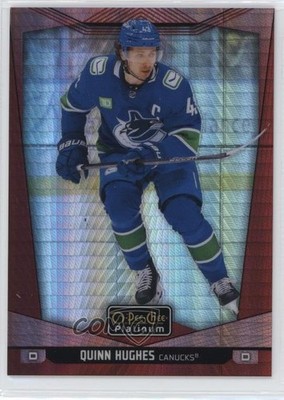 2024-25 O-Pee-Chee Platinum Red Prism 195/199 Quinn Hughes #175 1lo9