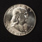 1955 *P* Franklin SILVER Half Dollar *UNC * - FREE SHIP! C2656