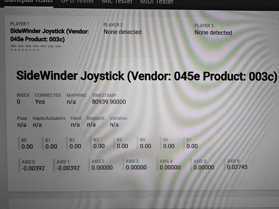 Microsoft SideWinder Joystick USB Genuine Tested Working HOTAS - Image 2 of 4