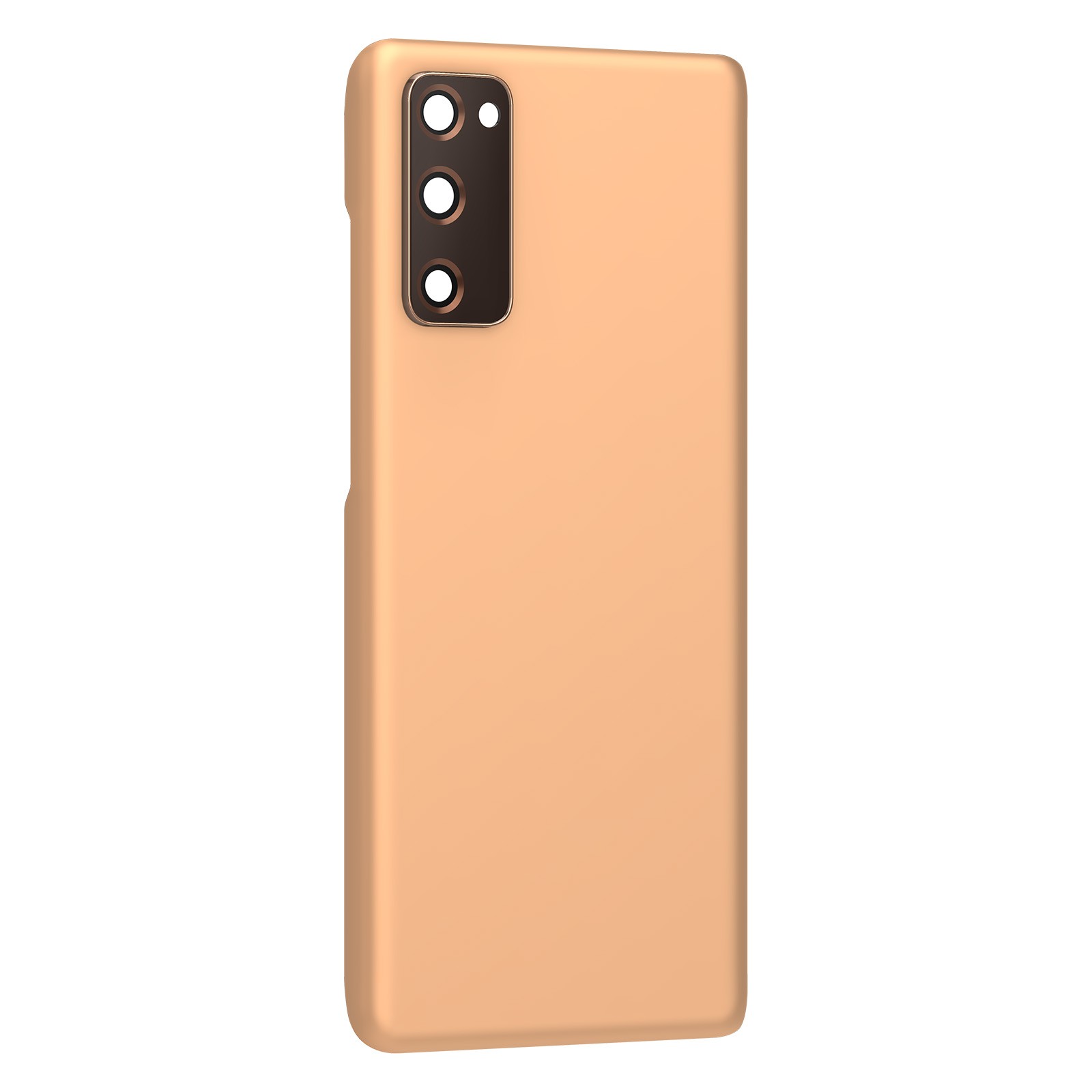 Vitre arrière Samsung S20 FE orange de remplacement Service Pack - 3