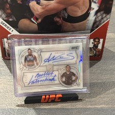 Amanda Nunes Valentina Shevchenko 2024 Topps Royalty DUAL ON CARD AUTOS /25🔥
