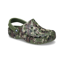 BIG SALE Crocs Adult Unisex Baya Clog, Comfort Lightweight, Army Green/Multi