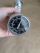 Cessna 150 H Outside Air Temperature Gauge With Outlet Tube Pn S1322-1