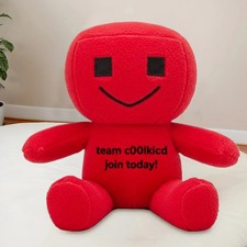 Forsaken C00lkidd Red Cool Kids Cuddle Plush Buddy Toy Stuffed Animal Ultra Soft