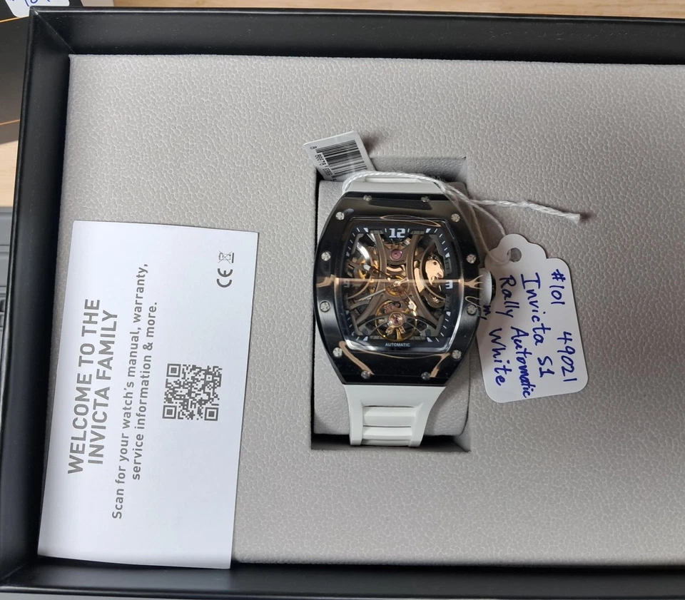 Invicta S1 ралли автоматический, 41 мм, 49021 белый - #101 - Изображение 4 из 4