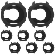 8pcs Silicone Watch Protective Case: Soft Shell Bumper - Full Screen Protector