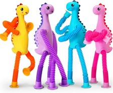 Suction Cup Dinosaur Travel Toys 4 Pack