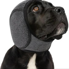 Calming Dog Ear Muffs Anti Anxiety Hood Cover Noise Reduction for Grooming Bath