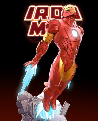 Iron Man unbemalter Modellbausatz - 3D gedruckte Resin Figur - Maßstab 1:10
