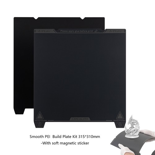Creality K1 Max 3D Printer Smooth PEI  Build Plate 315*310mm for Ender-3 V3 Plus