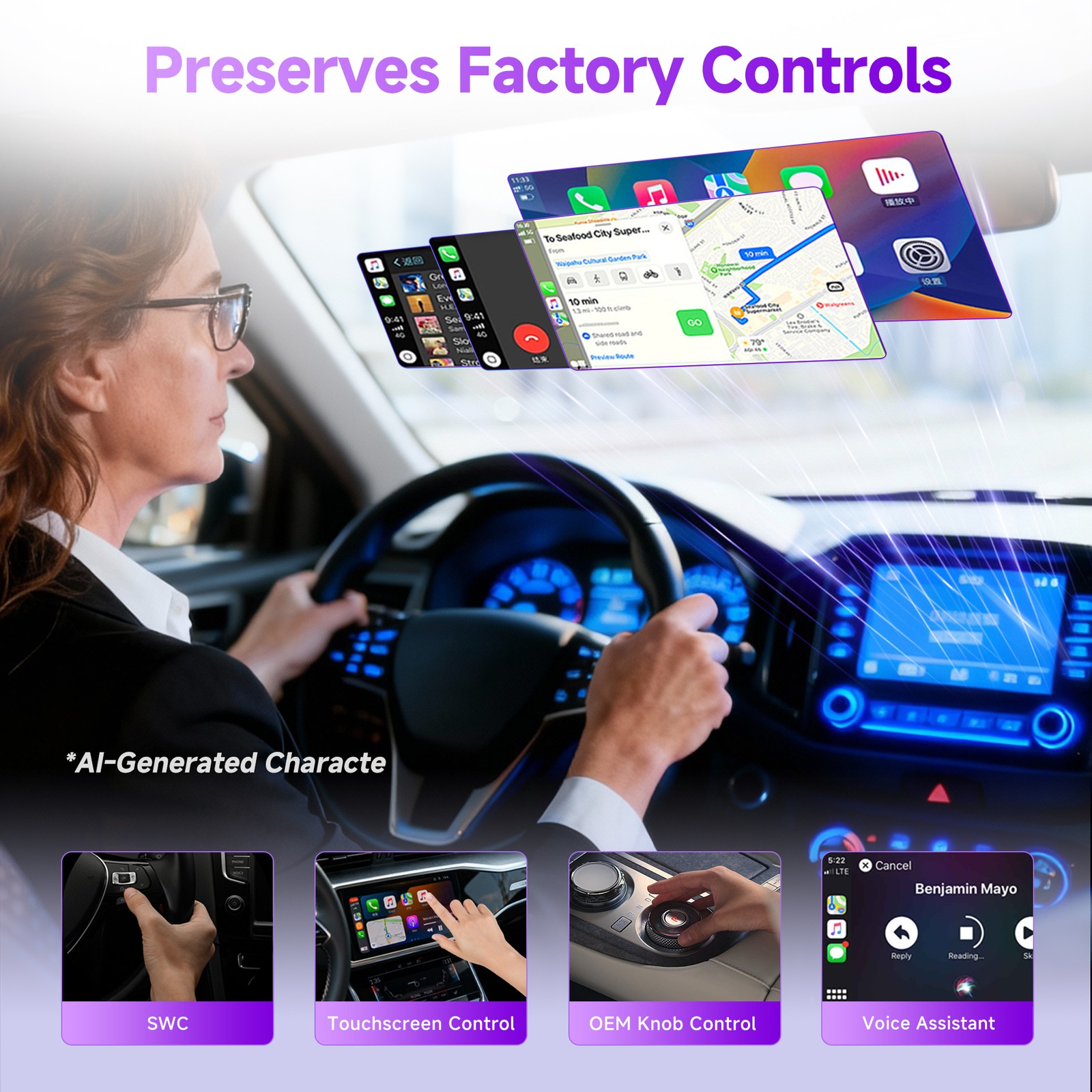 Android Usb Buttons 2026 Wireless CarPlay Adapter for iPhone & Android Auto USB Adapter ...