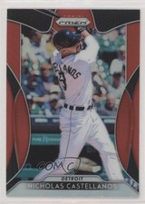 2019 Panini Prizm Red Prizm Nick Castellanos Nicholas Castellanos #93 fm0