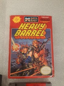 Heavy Barrel - Cartridge With Box - Nintendo Nes - Tested Clean!