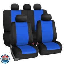 FH Group Car Seat Covers Full Set Neoprene - Universal Fit,Automotive Seat Co