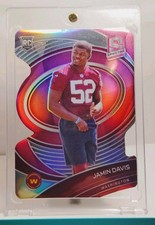 2021 Panini Spectra Football Card Neon Pink Die Cut #188 Jamin Davis 11/20