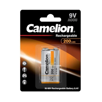 [17020122] Camelion Blister de 1 pile rechargeable 9V 200mAh - Photo 1/3
