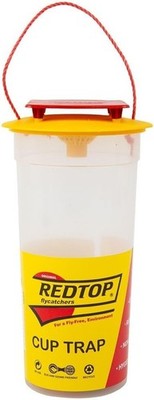 NEW REDTOP REUSABLE OUTDOOR HANGING CUP TRAP FLY CATCHER