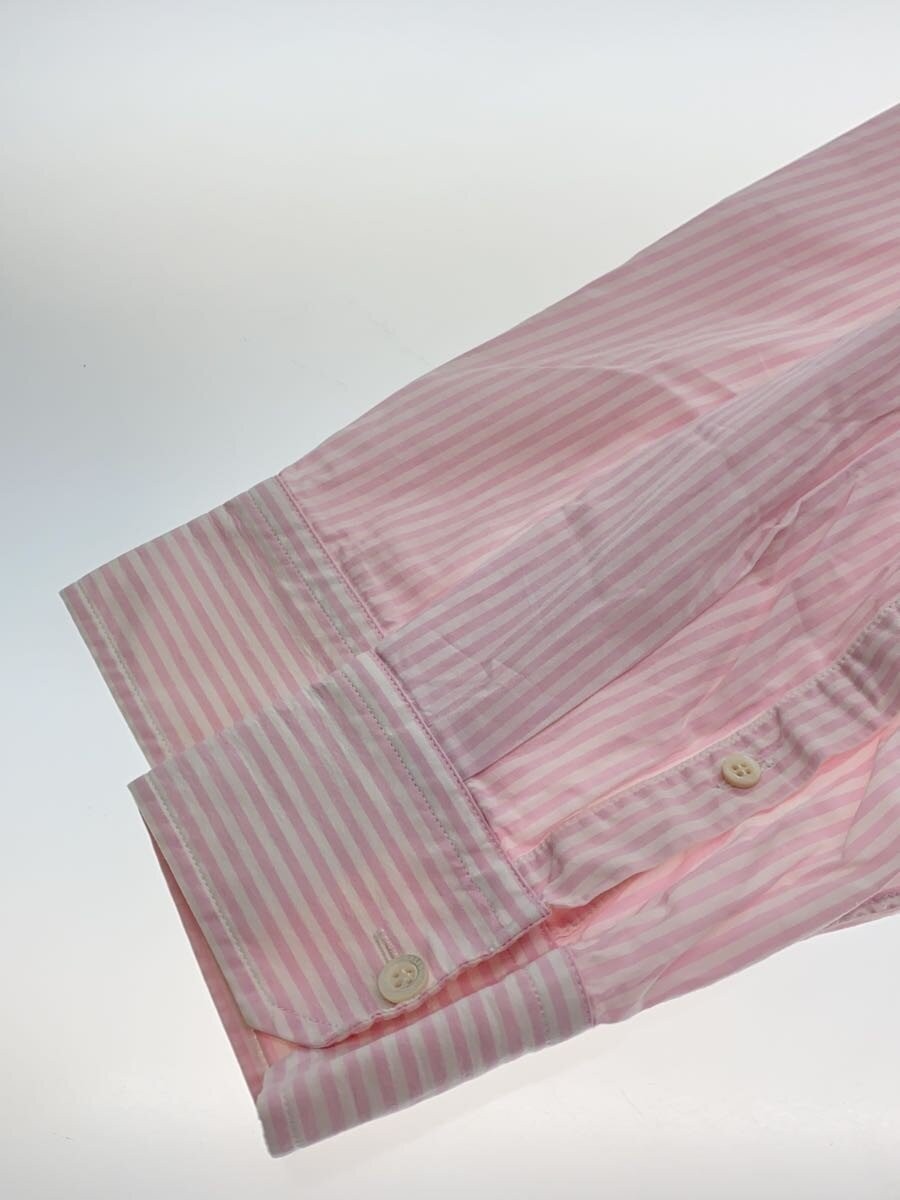 BALENCIAGA Long Sleeve Shirt, Size 34, Cotton, Pink Stripe, 4520497, TEM17 5875 thumbnail 6