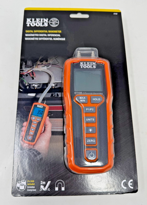 #ad #ad Klein Tools ET180 Digital Manometer Air amp;Gas Pressure Tester Large LCD Display $128.96