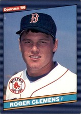 1986 Donruss Roger Clemens Diamond Kings #2 card