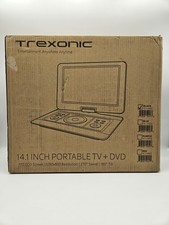 Trexonic 14.1 Inch Portable TV  DVD 1280 800 Resolution TR-D141BLK Sealed/New 
