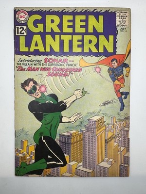 Green Lantern #14 VG (Qualified, 1st app Sonar)
