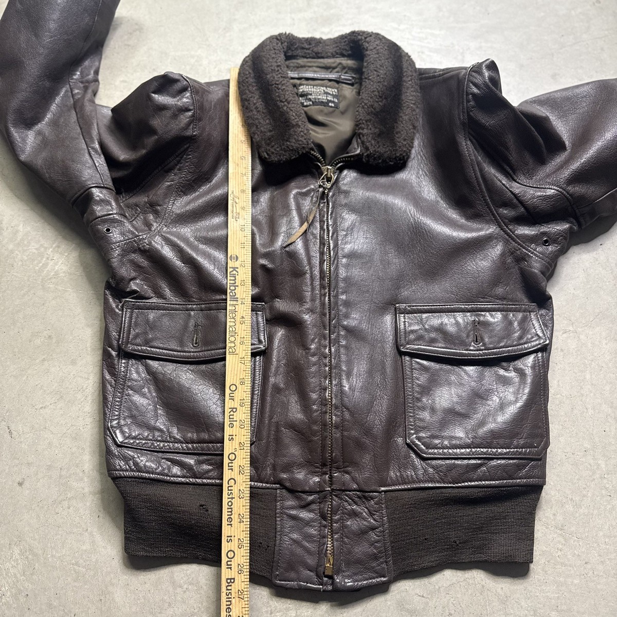 STAR SPORTSWEAR G-1 フライトジャケット サイズ44 Vintage Star Sportswear Jacket Mens 44 Brown G-1 USN Leather