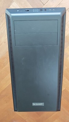 BeQuiet Pure Base 600 Midi-Tower PC-Gehäuse, Schwarz mit Netzteil 600 Watt