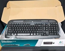 Logitech EX110 Cordless Desktop Wireless Keyboard No Mouse