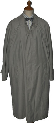 BUGATTI Trenchcoat Regenmantel Gr.54(XL) HELLBEIGE Trenchstyle verd. Knopfleiste