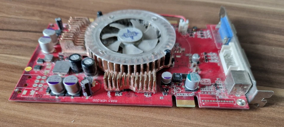 MSI AMD NX6600GT-TD128E PC Graphics Card Dual Screen Video Output VGA and DVI - Image 3 of 4