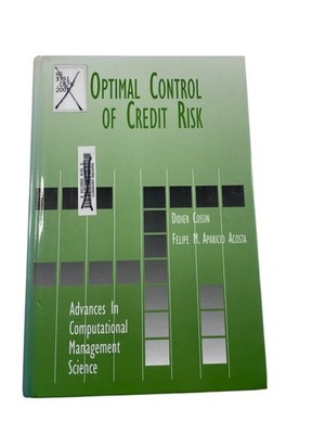 Optimal Control of Credit Risk Cossin Acosta 2001 Computational Management
