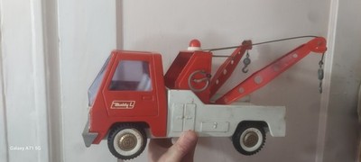 Vintage Buddy L Twin Boom Wrecker Tow Truck