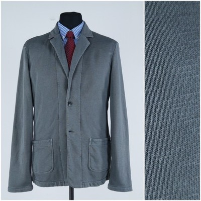 Unconstructed Sport Coat 40R US Size ENGBERS Mens Jersey Cotton Blazer Jacket
