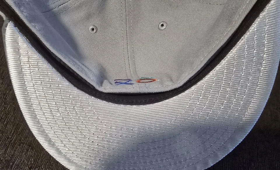 VERY RARE Playstation Fitted Cap Patten Leather Brim Size 7 1/2 COOL GREY JORDAN - Image 3 of 4